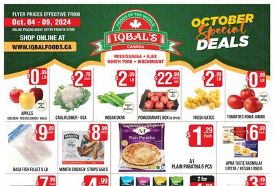 Iqbal Foods Flyer October 4 to 9