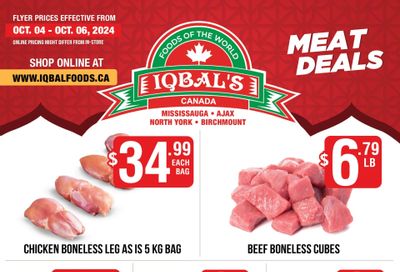 Iqbal Foods Flyer October 4 to 6