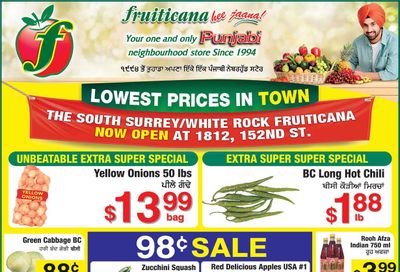 Fruiticana (Greater Vancouver) Flyer October 4 to 9