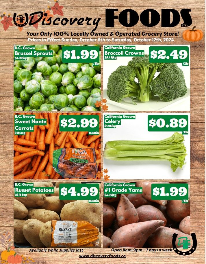 Discovery Foods Flyer October 6 to 12