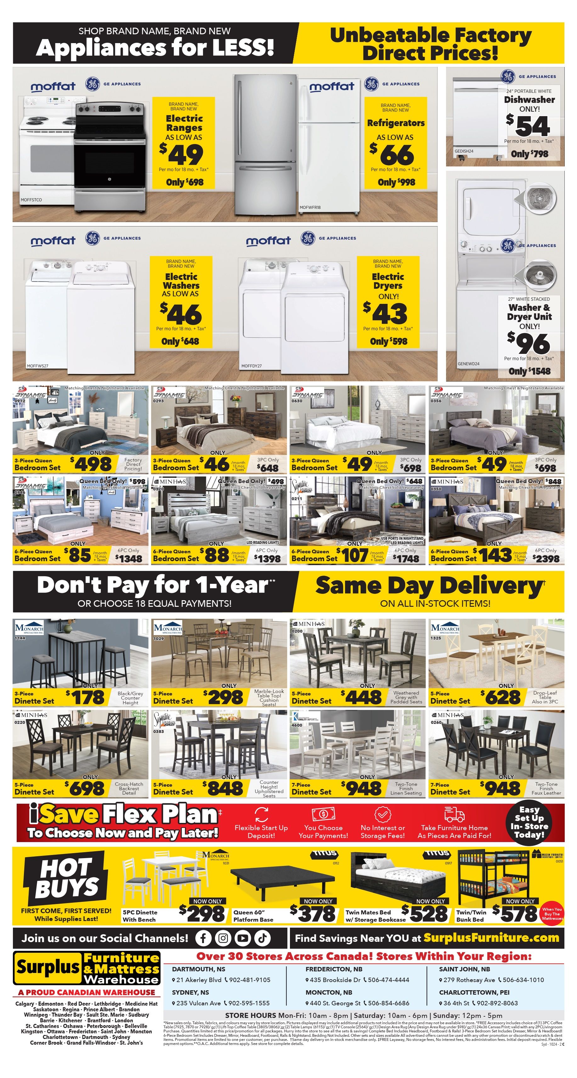 Surplus Furniture & Mattress Warehouse (Sydney) Flyer October 7 to 27