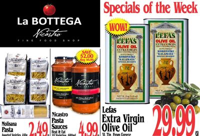 La Bottega Nicastro Fine Foods Flyer October 7 to 20