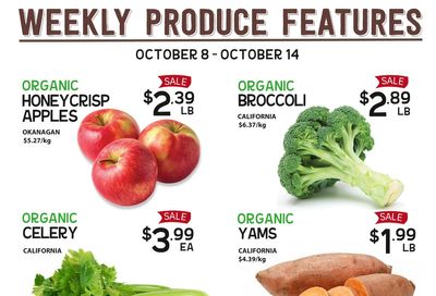 Pomme Natural Market Weekly Produce Flyer October 8 to 14