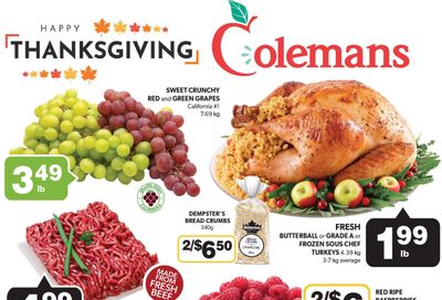 Coleman's Flyer October 10 to 16