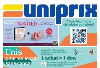 Uniprix Flyer October 10 to 16