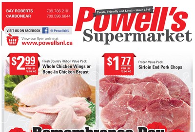 Powell's Supermarket Flyer November 7 to 13