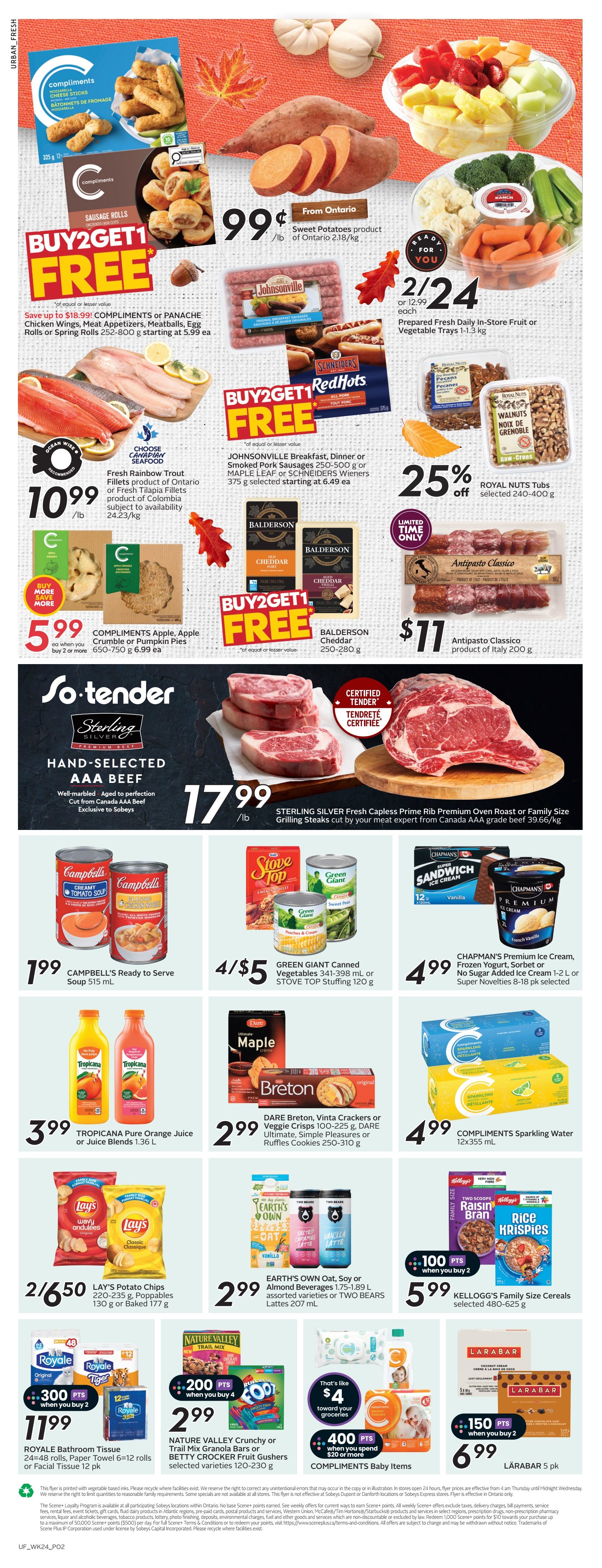 Sobeys Urban Fresh Flyer October 10 to 16