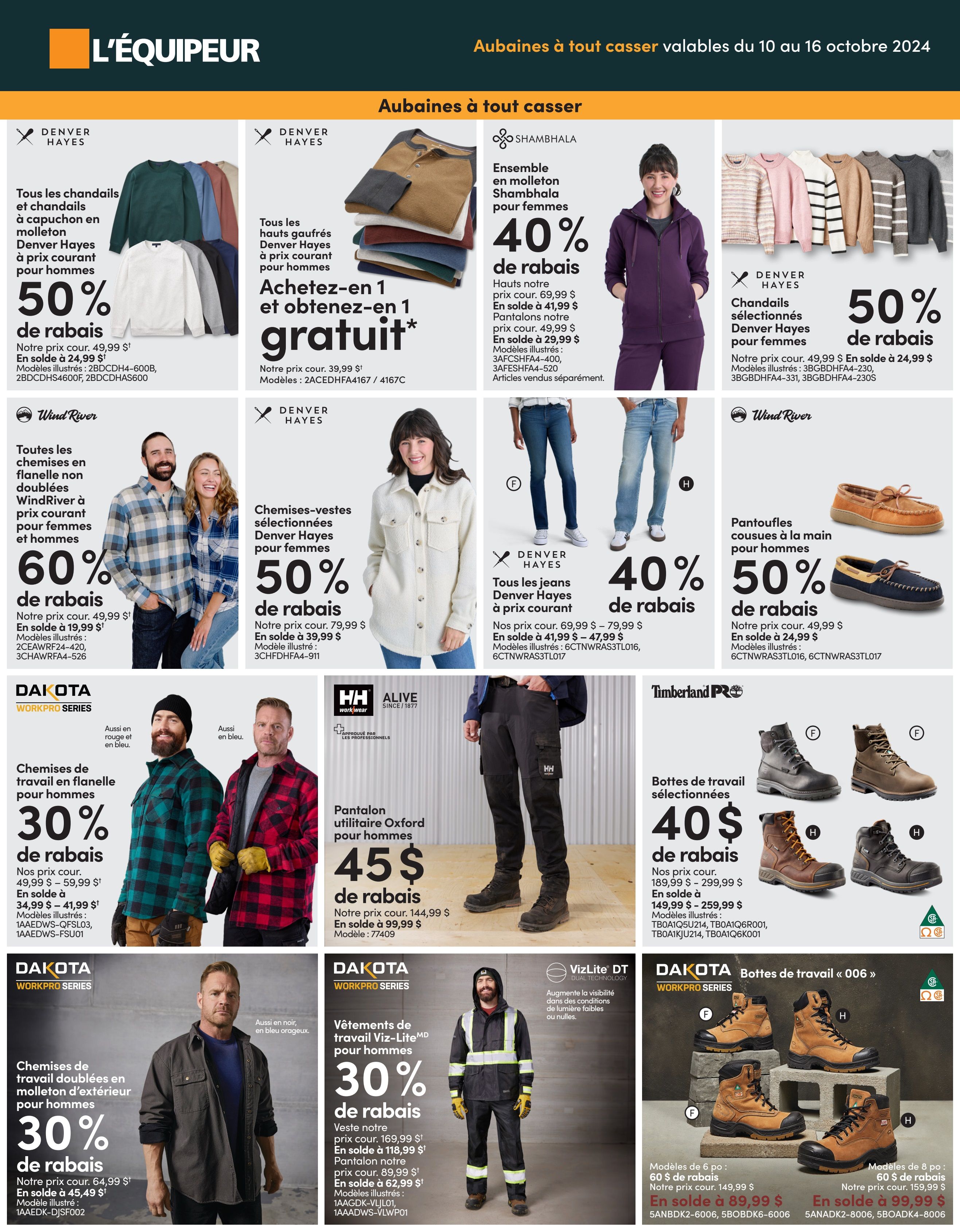 L'Équipeur Flyer October 10 to 16