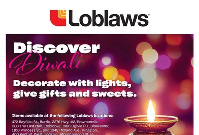 Loblaws (ON) Diwali Flyer October 10 to 30