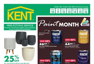 Kent Building Supplies Flyer October 10 to 16