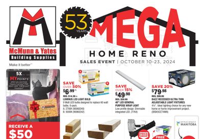 McMunn & Yates Building Supplies Flyer October 10 to 23