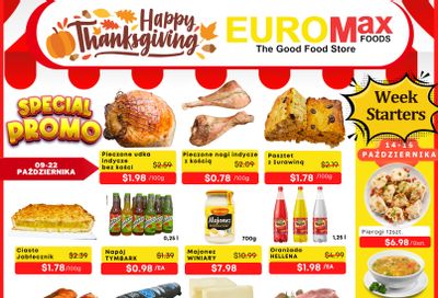 EuroMax Foods Bi-Weekly Flyer October 9 to 22