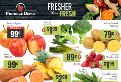 Produce Depot Flyer October 9 to 15