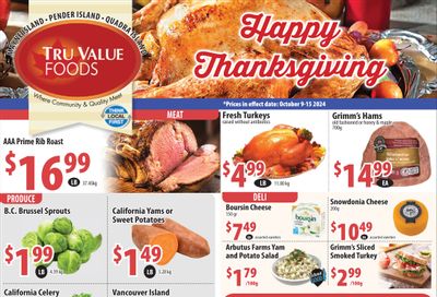 Tru Value Foods Flyer October 9 to 15