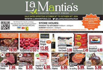 LaMantia's Flyer October 10 to 16