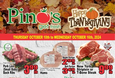 Pino's Flyer October 10 to 16