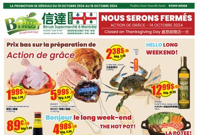 Btrust Supermarket (Montreal) Flyer October 10 to 16