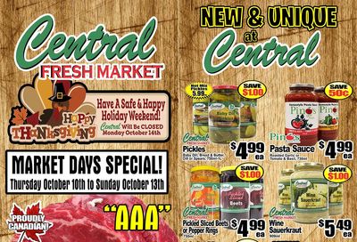 Central Fresh Market Flyer October 10 to 17