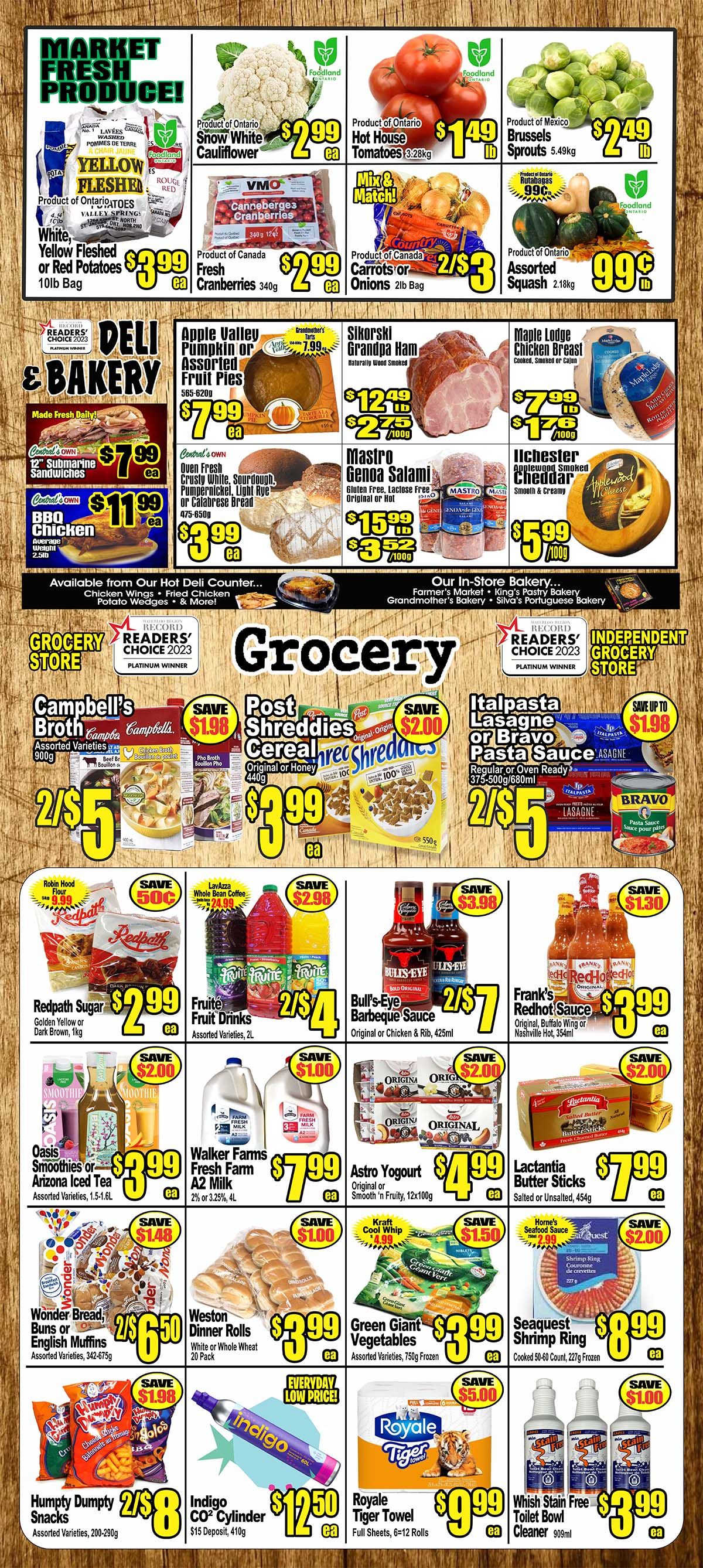 Central Fresh Market Flyer October 10 to 17