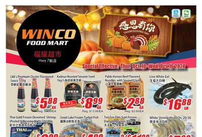 WinCo Food Mart (HWY 7) Flyer October 10 to 16