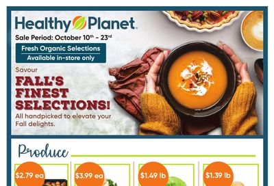 Healthy Planet Flyer October 10 to 23