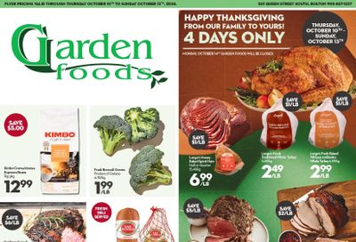 Garden Foods Flyer October 10 to 16