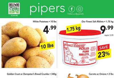 Pipers Superstore Flyer October 10 to 16