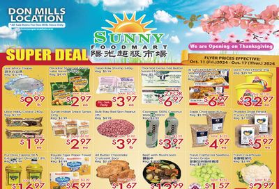 Sunny Foodmart (Don Mills) Flyer October 11 to 17