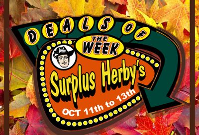 Surplus Herby's Flyer October 11 to 13