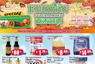 Fusion Supermarket Flyer October 11 to 17