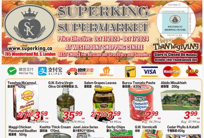 Superking Supermarket (London) Flyer October 11 to 17