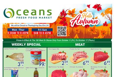 Oceans Fresh Food Market (West Dr., Brampton) Flyer October 11 to 17