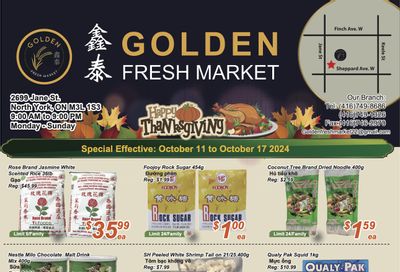 Golden Fresh Market Flyer October 11 to 17