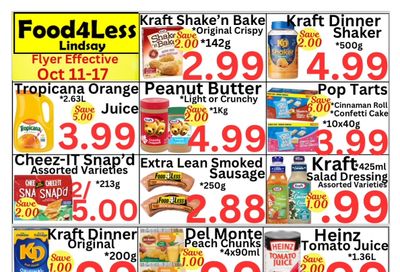 Food 4 Less (Lindsay) Flyer October 11 to 17