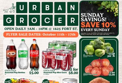 Urban Grocer Flyer October 11 to 17