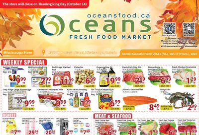 Oceans Fresh Food Market (Mississauga) Flyer October 11 to 17