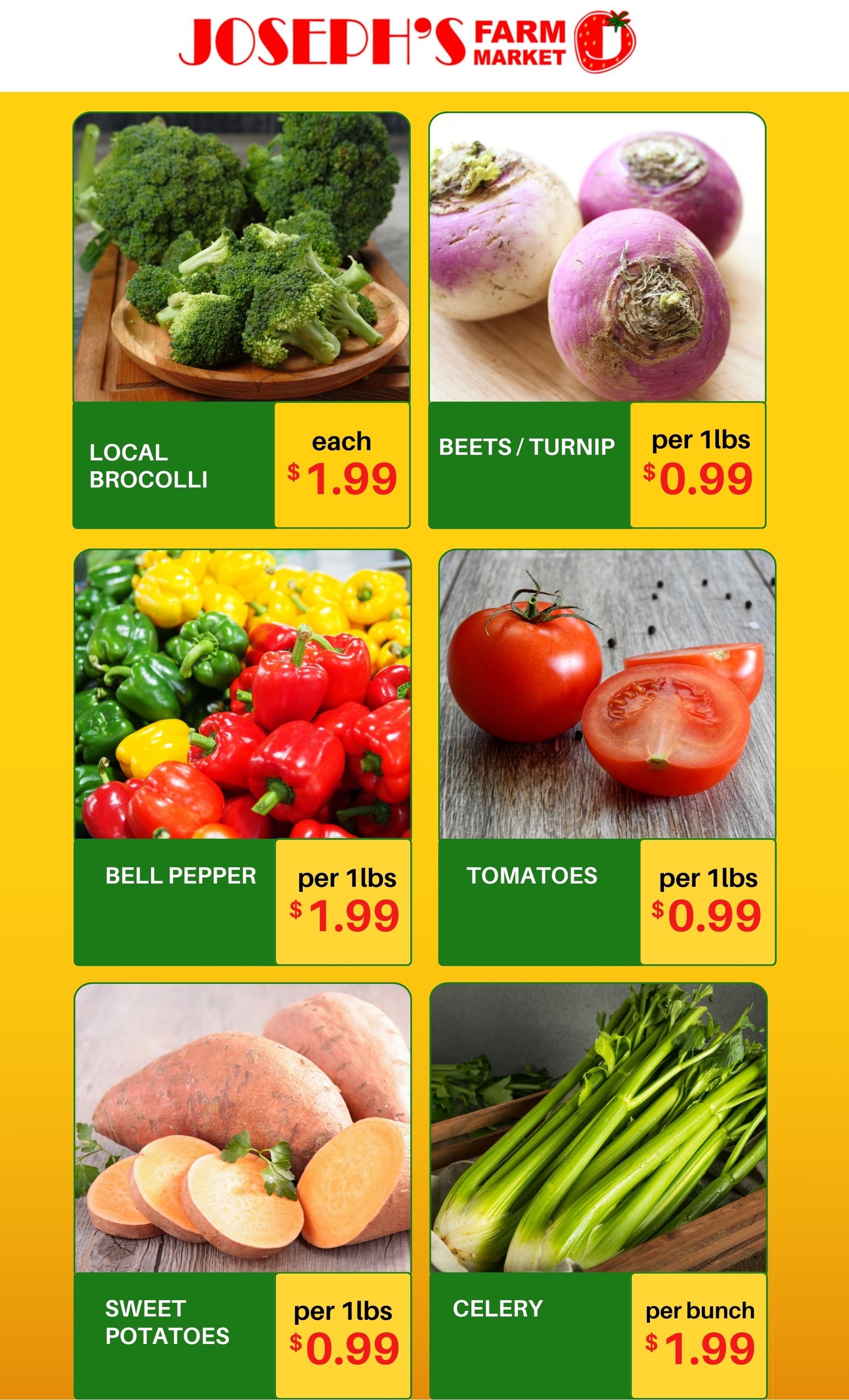 Joseph's Farm Market Flyer October 11 to 16
