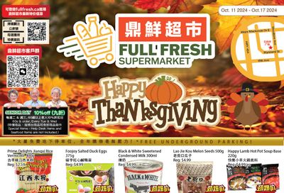 Full Fresh Supermarket Flyer October 11 to 17