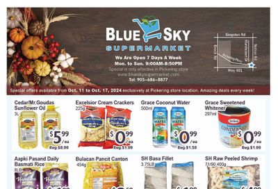 Blue Sky Supermarket (Pickering) Flyer October 11 to 17