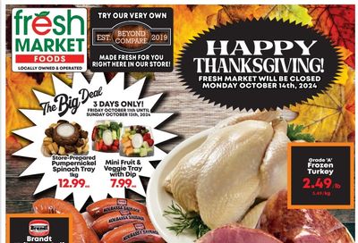 Fresh Market Foods Flyer October 11 to 17