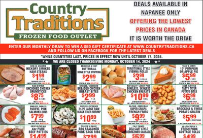 Country Traditions Flyer October 10 to 17