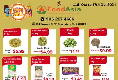 FoodAsia Flyer October 11 to 17