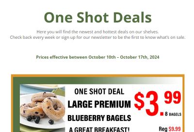 Country Traditions One-Shot Deals Flyer October 10 to 17