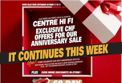 Centre Hi-Fi Flyer October 11 to 17