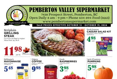 Pemberton Valley Supermarket Flyer October 13 to 19