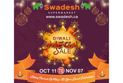 Swadesh Supermarket Flyer October 11 to November 7