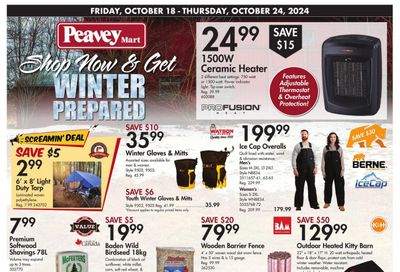 Peavey Mart Flyer October 18 to 24