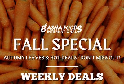 Basha Foods International Flyer October 14 to 27