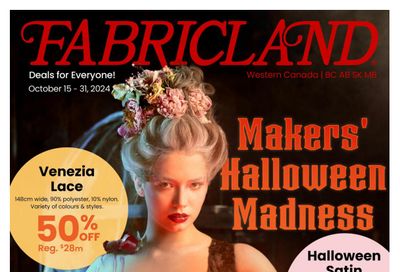 Fabricland (West) Flyer October 15 to 31