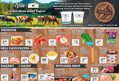 Pepper's Foods Flyer October 15 to 21